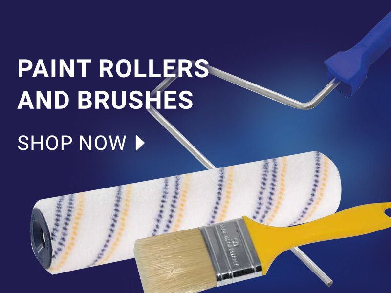Paint Rollers and Brushes
