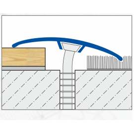 DIY Door Threshold Bar | NO Visible Screws 30 MM x 90 CM x 0-9 mm Floor Heights