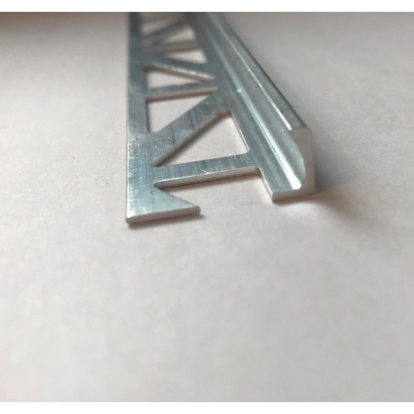 Aluminium Straight Edge Trims 2.5 Lm @ 4.5 mm Height