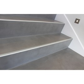 Aluminium Anodised Stair Nosing 2.5 LM with 13 mm insert AA139 