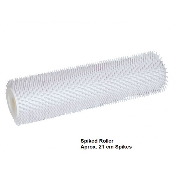 10" Spiked Roller Cover with 21 mm Flexible Spikes