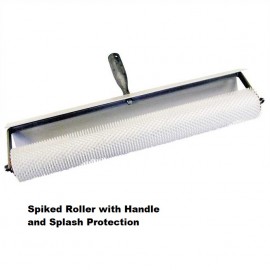 31 mm Spikes / 20" Spiked Roller with Handle and Splash Protection 