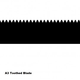 A3 Toothed Adhesive Blades 7"/ 18 CM/ SET OF 10